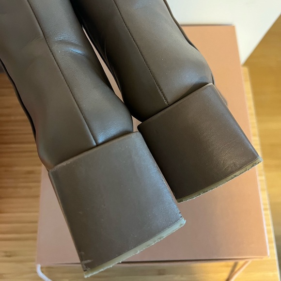 LoQ Lazaro Ankle Boots in Mink Leather, Size 38 - Picture 5 of 14